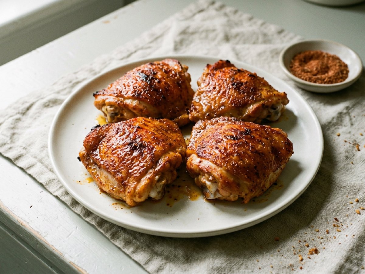 Illustration of Air Fryer Chicken Thighs