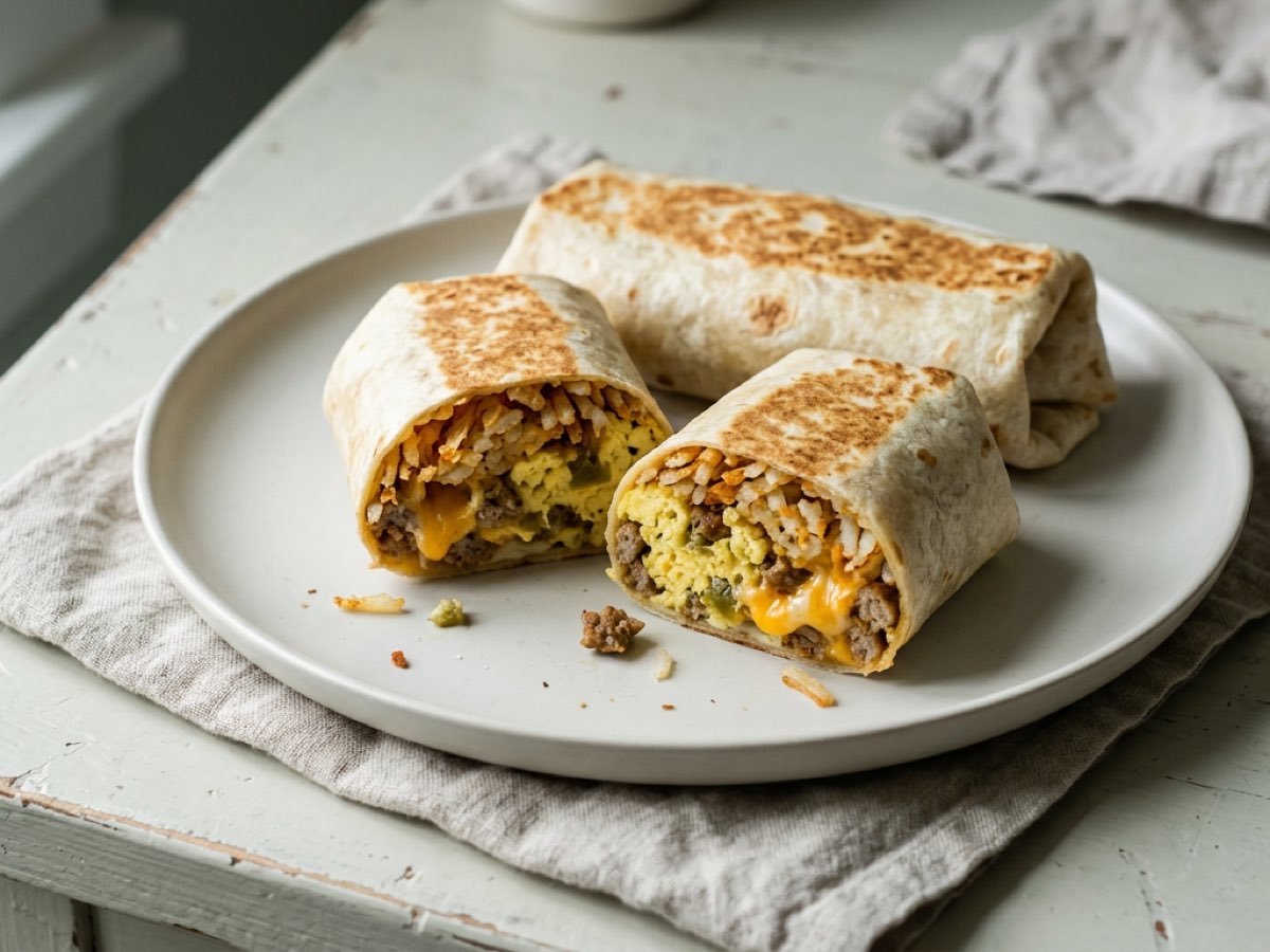 Illustration of Breakfast Burritos