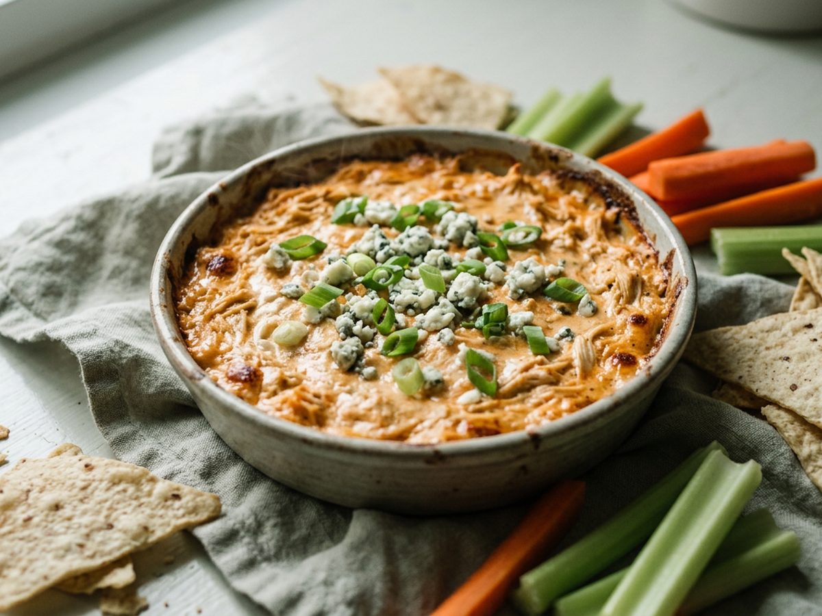 Illustration of Buffalo Chicken Dip
