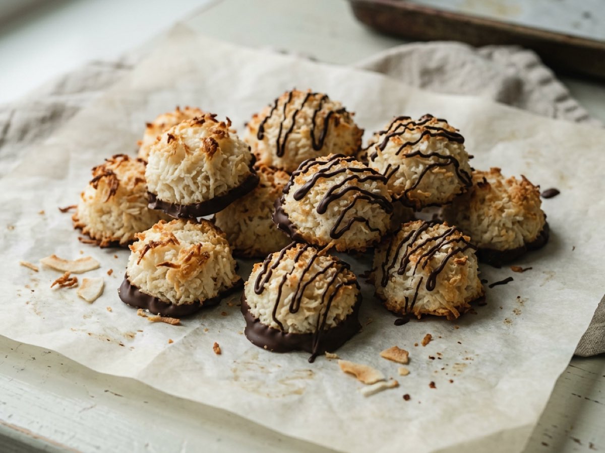 Illustration of Coconut Macaroons