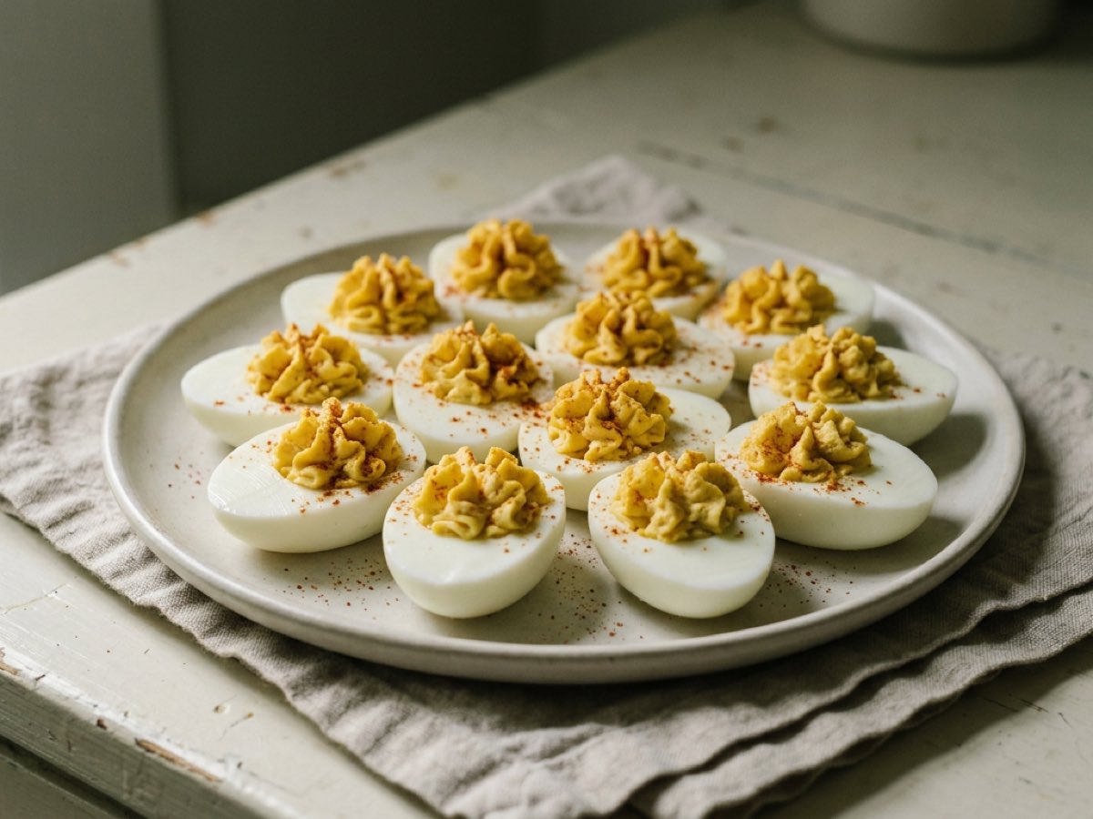 Illustration of Deviled Eggs
