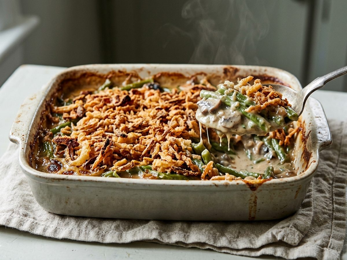 Illustration of Green Bean Casserole