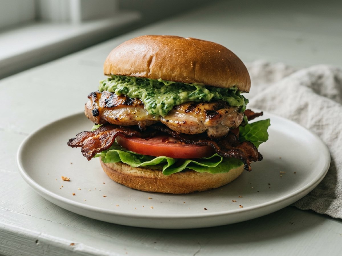 Illustration of Grilled Chicken Sandwich