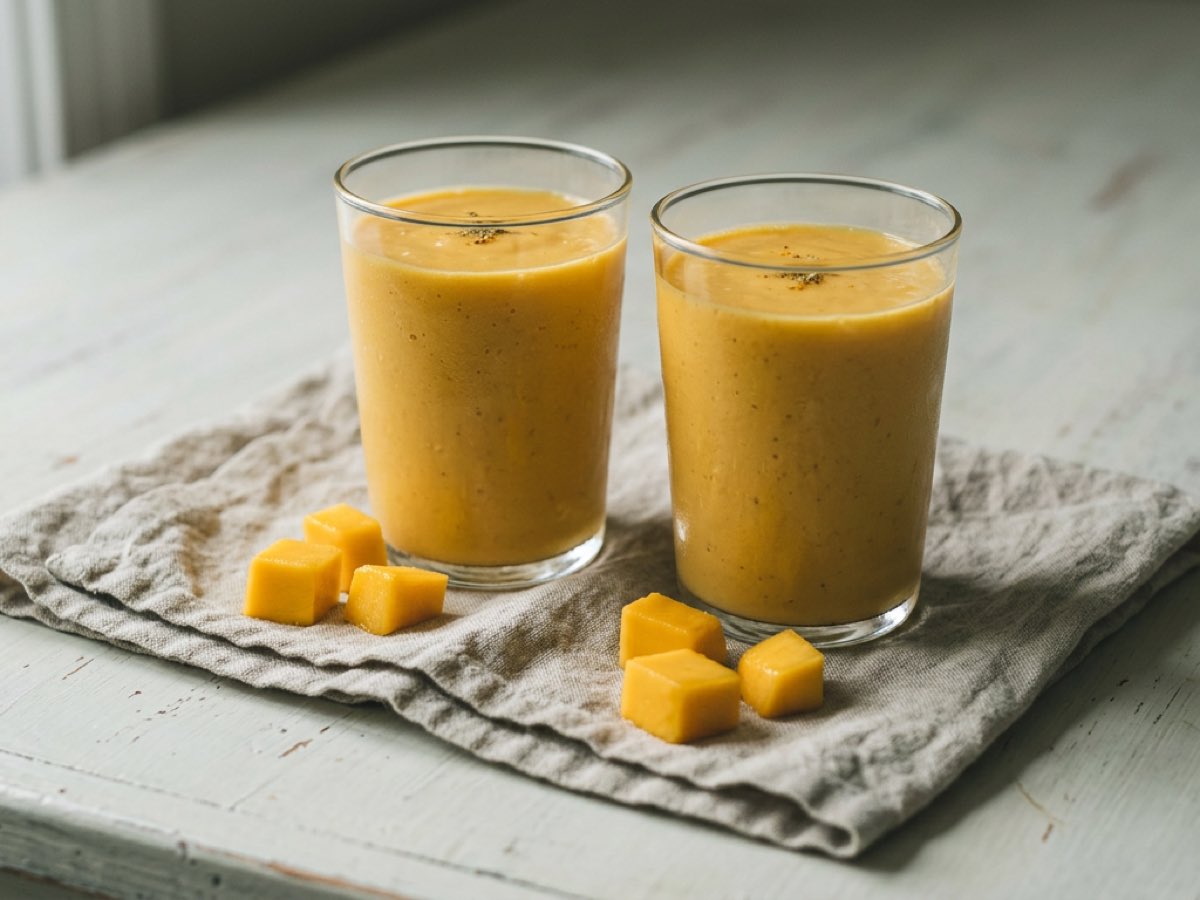 Illustration of Mango Lassi