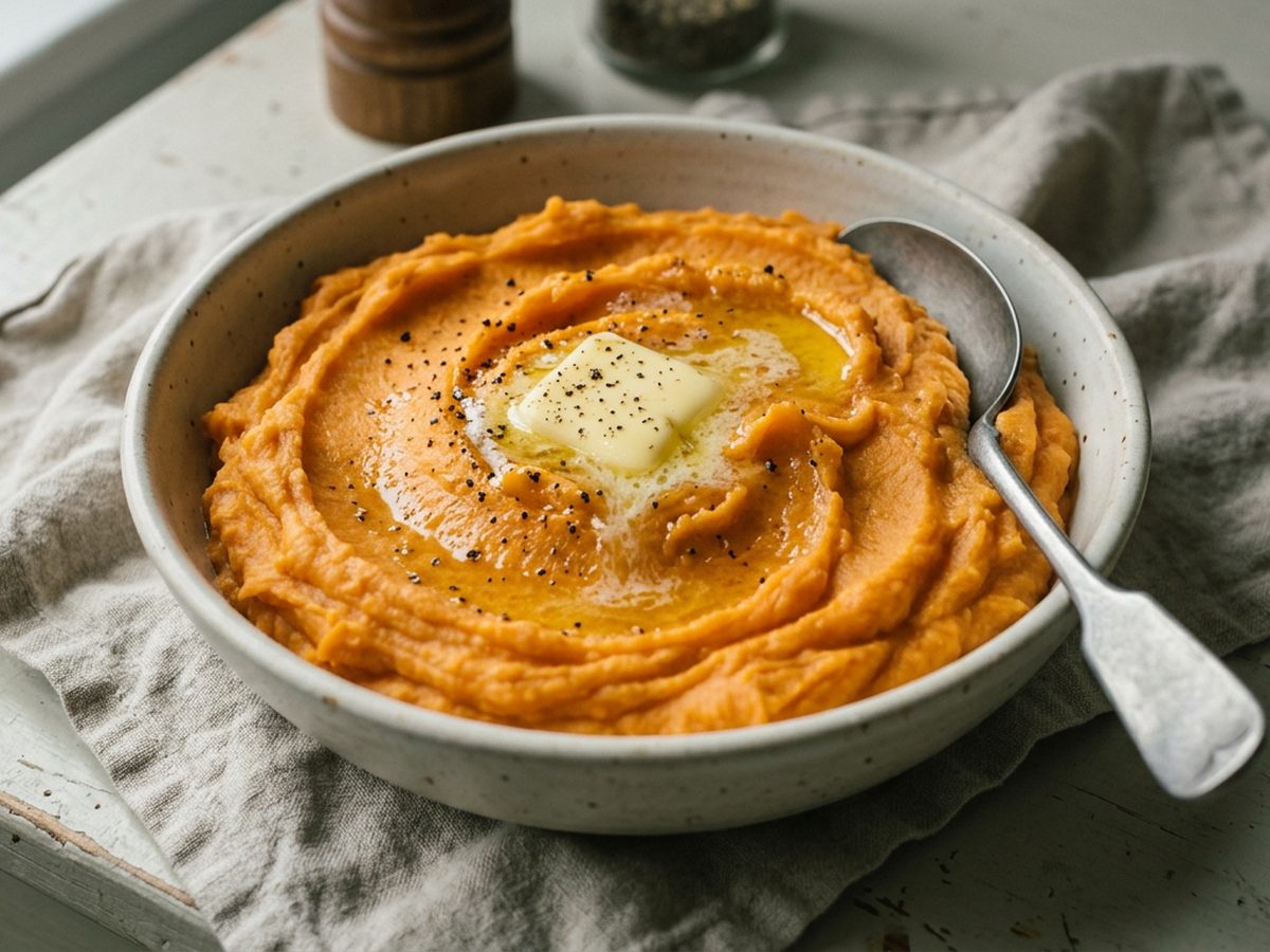 Illustration of Mashed Sweet Potatoes