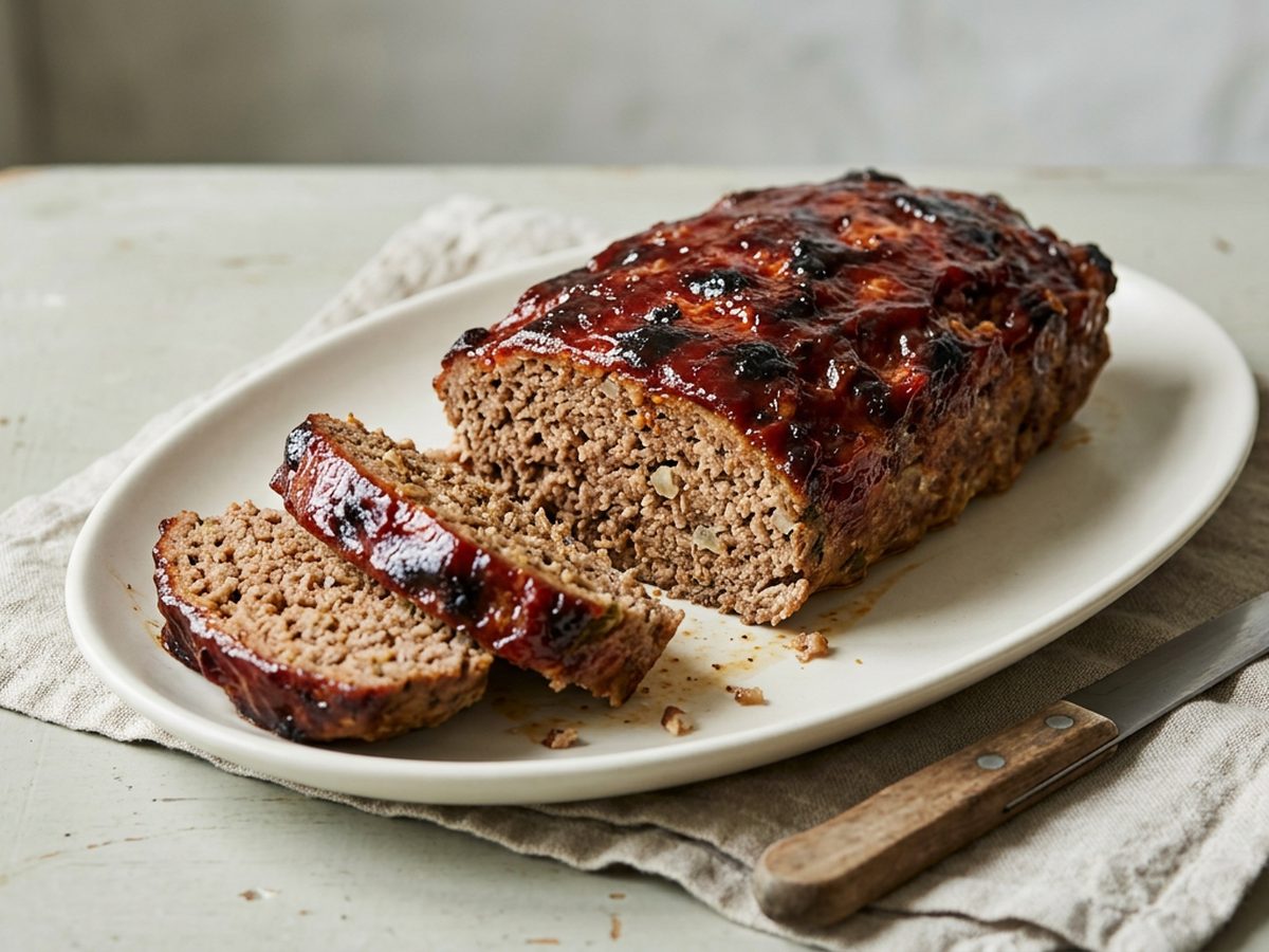 Illustration of Glazed Meatloaf