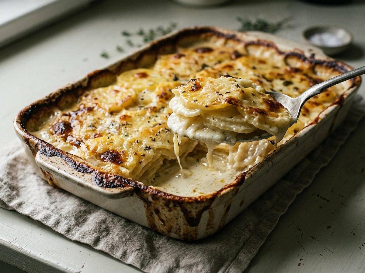 Illustration of Scalloped Potatoes
