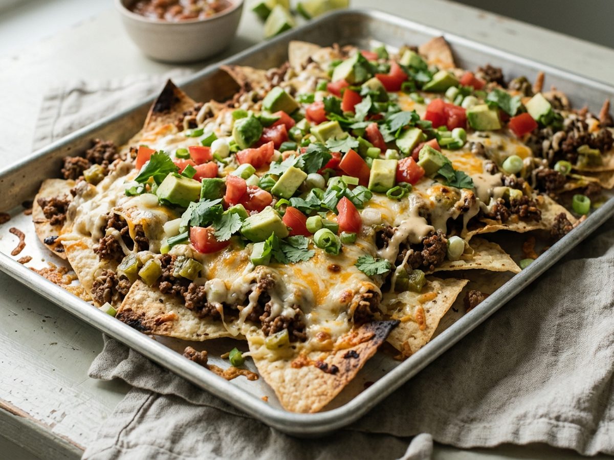 Illustration of Sheet Pan Nachos