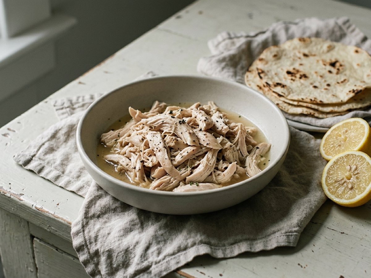 Illustration of Slow Cooker Shredded Chicken
